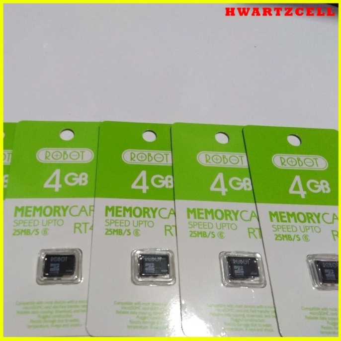 Miliki MEMORY CARD ROBOT MICRO SD 4GB RT4G APL