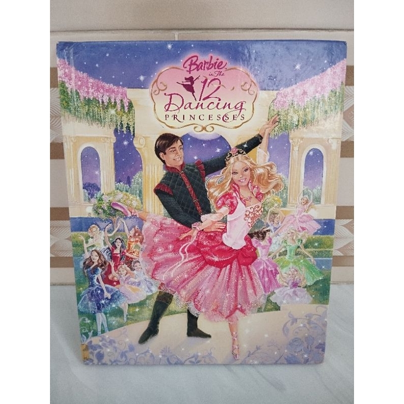 Barbie Book Story Ilustration 12 Dancing Princesses Hard Cover