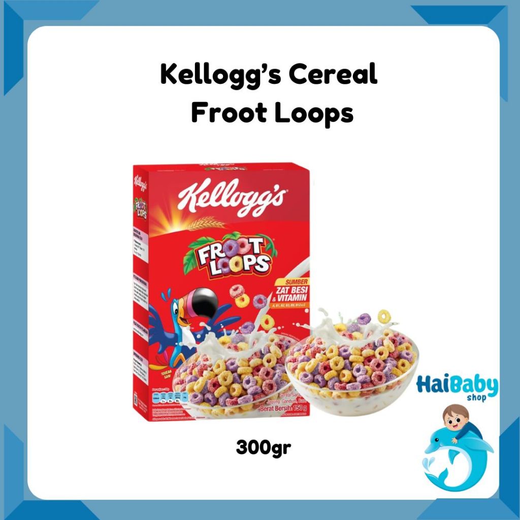

Kellogg's Breakfast Cereal Froot Loops 300g