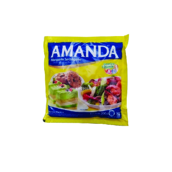 

Amanda Margarine Margarin Serbaguna Sachet 200gr 200 Gr