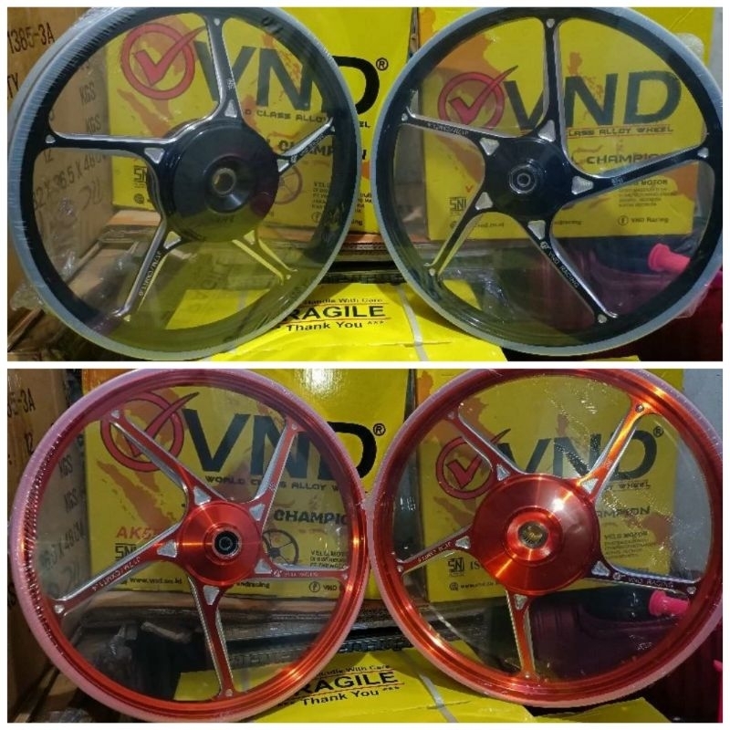 VND AK55 Ring 17 Velg Racing Ak 55 Vario 125 & Vario 150 / Pelek Vnd Ak55 Vario 150 & Vario 125