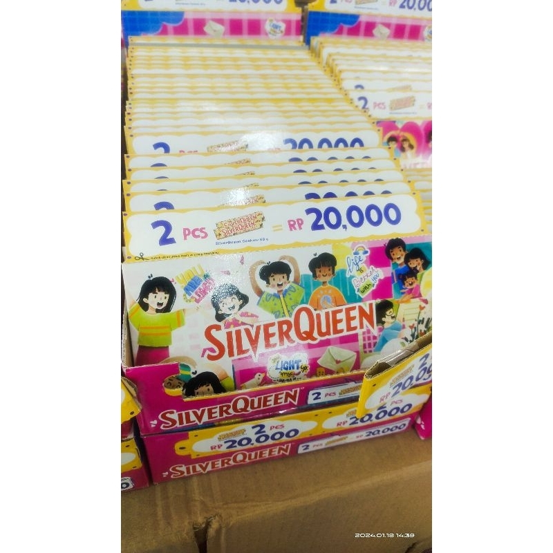 

Coklat Silverqueen isi 2