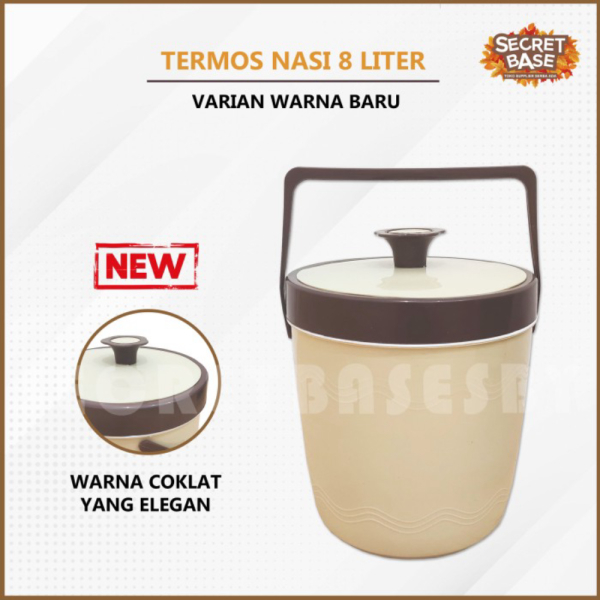 

Dijual TERMOS NASI 8 LITER - Termos Es / Rice Bucket / Ice Bucket - Cokelat Limited