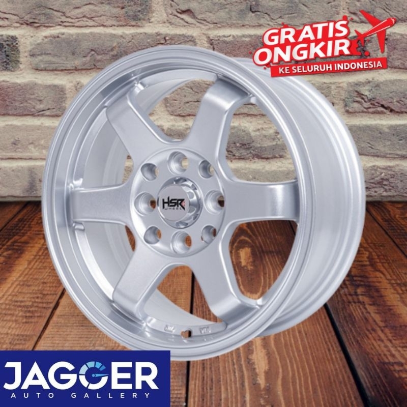 Velg mobil jambi hsr tokyo ring 14 warna silver