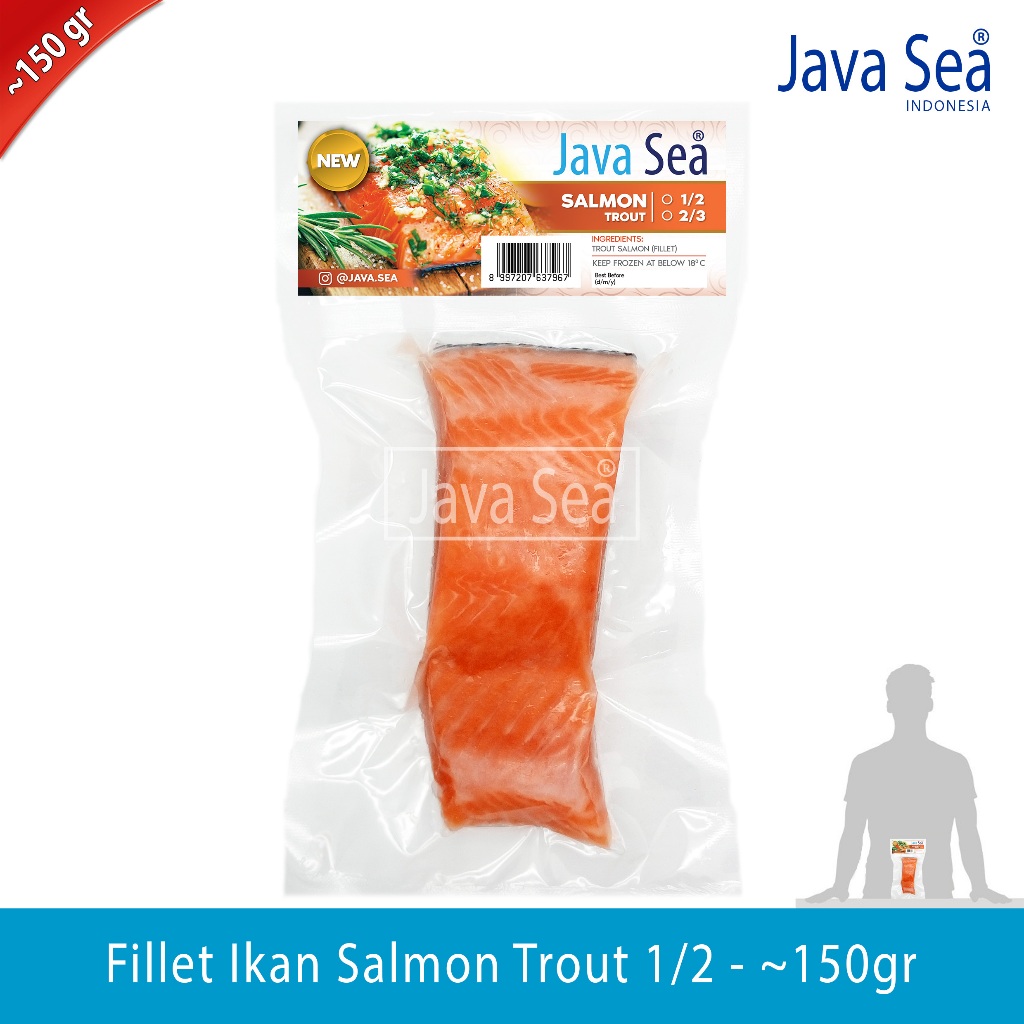 

Fillet Ikan Salmon Trout 1/2 pack 100-200gr Import