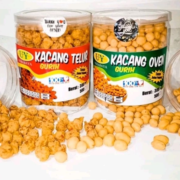 

kacang 300 gram/kacang telor/kacang oven/kacang gurih/kacang renyah