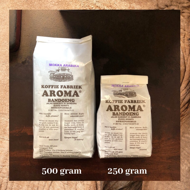 

Kopi Aroma Moka Arabica 500gr Kopi legend kota bandung jl Banceuy