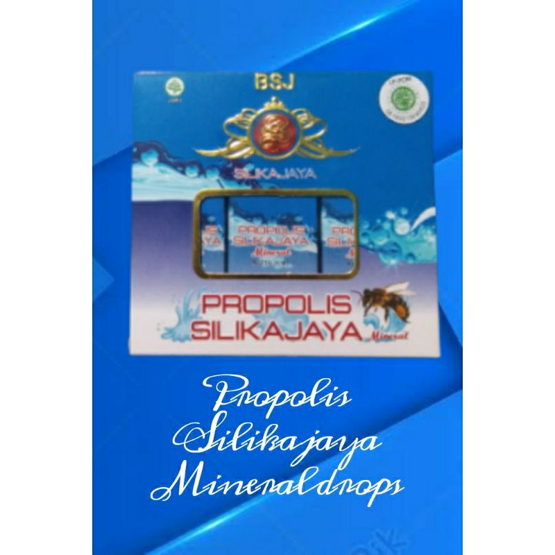 03 Propolis Silikajaya mineral drops original satu kotak 1,200 tetes
