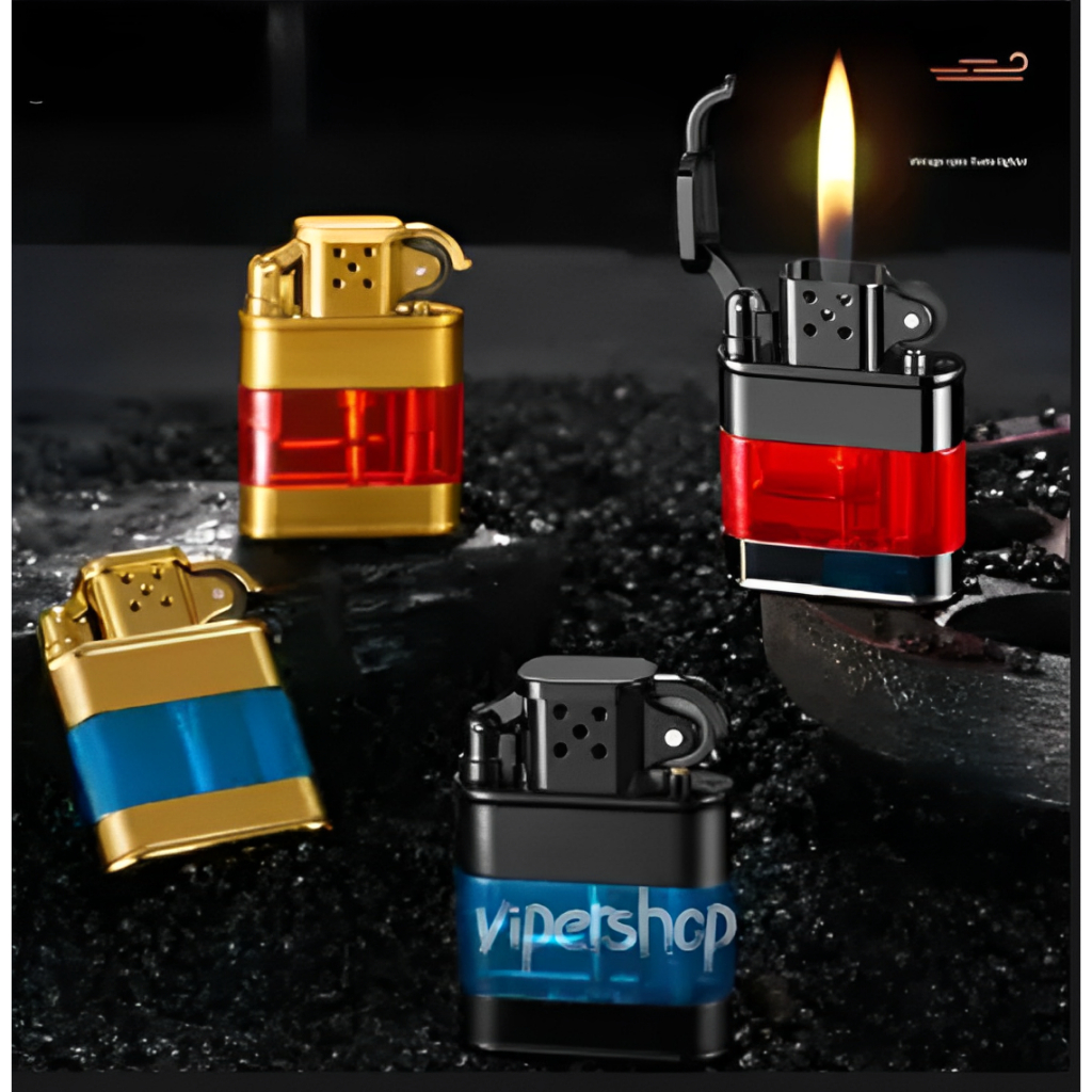 Mancis Korek Api Roda Classic Vintage Transparan Murah -2335