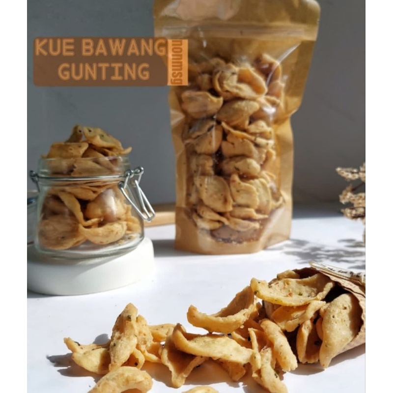 

Kue bawang gunting Non MSG 500 gr
