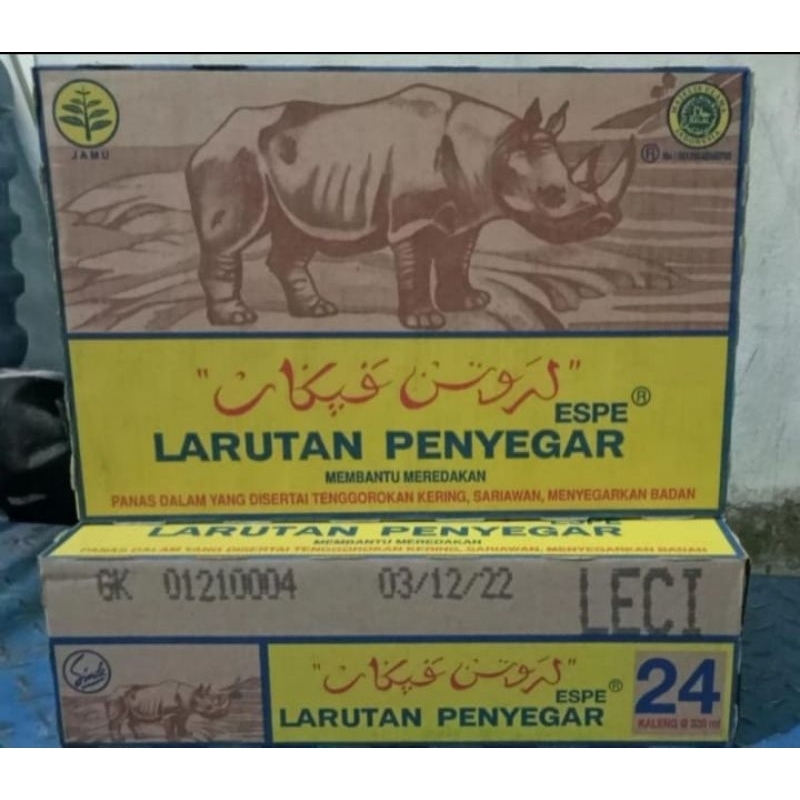 

Larutan rasa leci cap badak kaleng 1 dus isi 24 kaleng