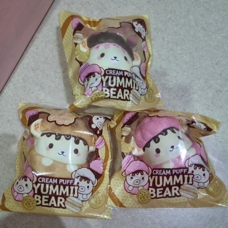 yummiibear cream puff squishy