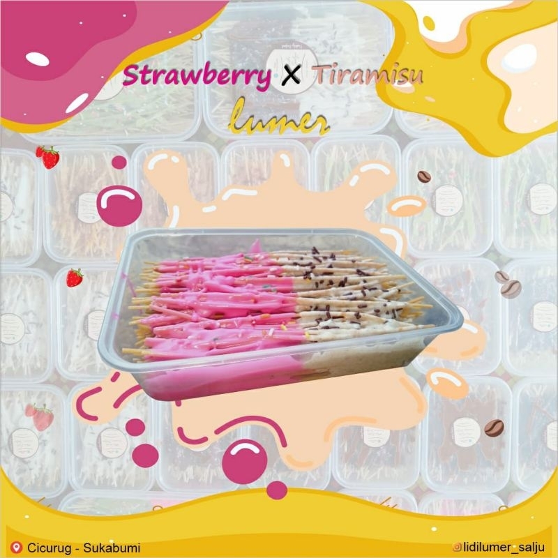 

Lidi Lumer rasa mix strawberry x tiramisu