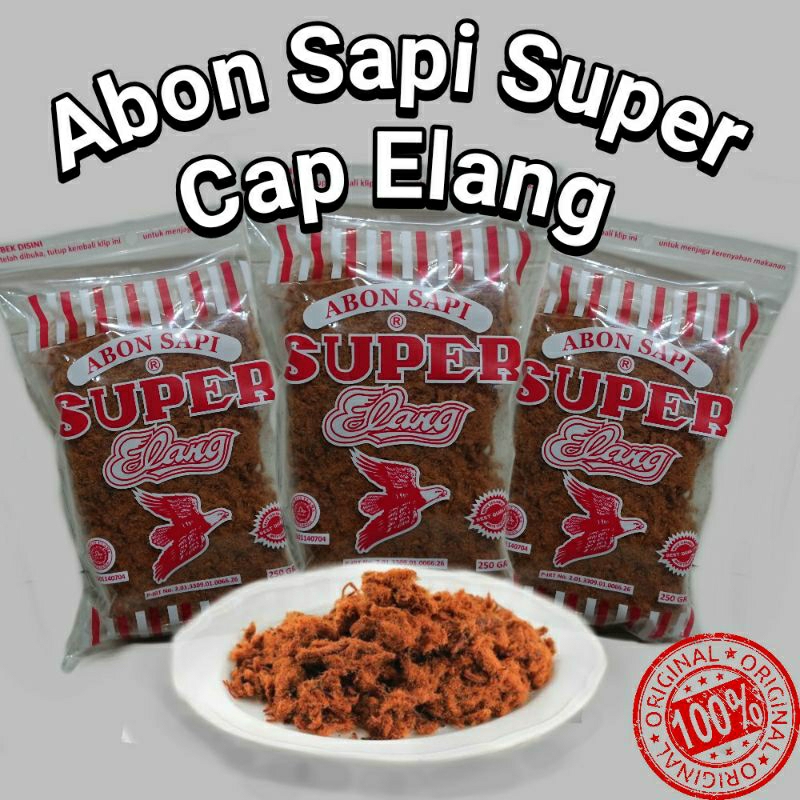 

ABON SUPER CAP ELANG ASLI BOYOLALI 250gr