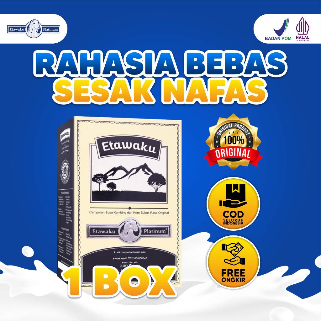 

ETAWAKU PLATINUM SUSU KAMBING ETAWA 200 GRAM ORIGINAL