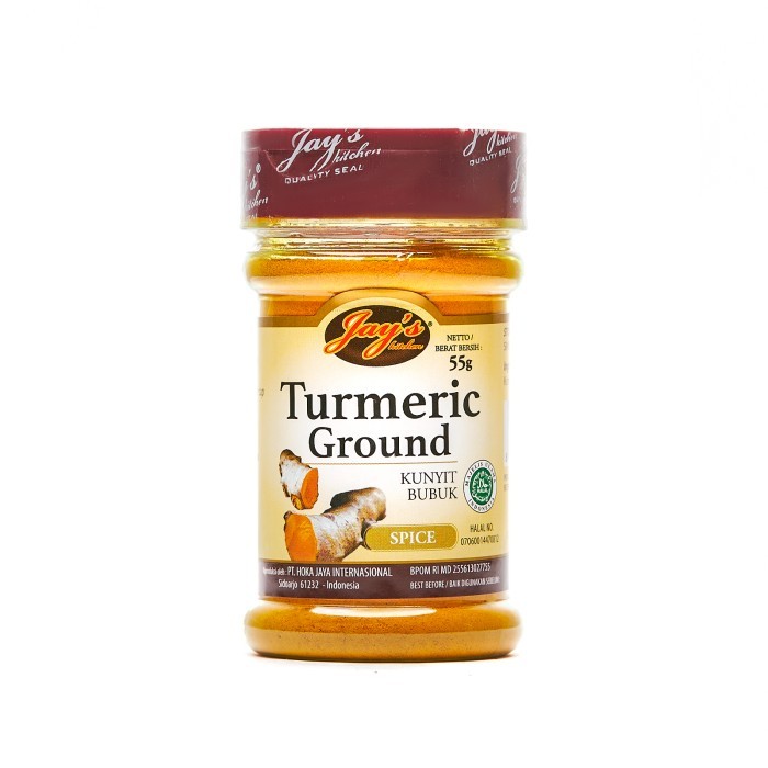 

Jay’s Turmeric Ground Bubuk Kunyit bumbu rempah 55gr