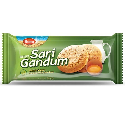 

Roma Biskuit Sari Gandum Digestive 149g