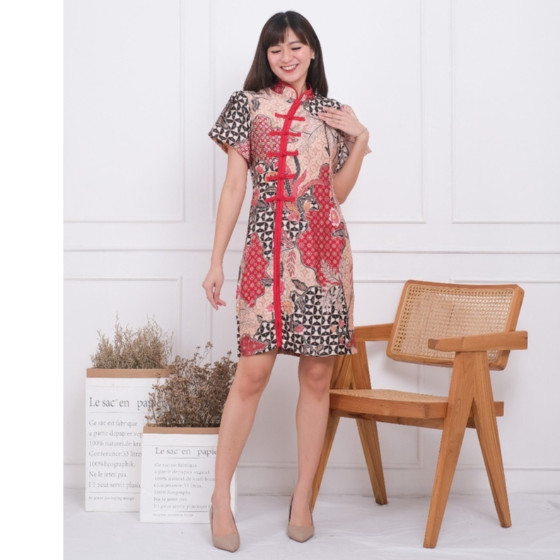 Dress hotsell batik satin