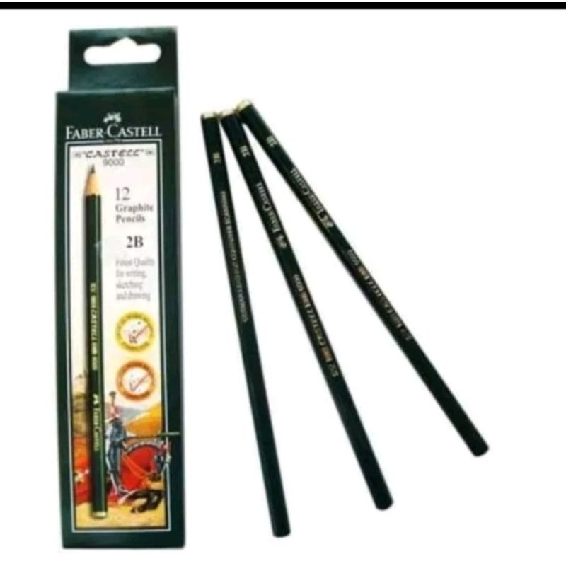 

Pensil Faber Castell 9000-2B Ujian