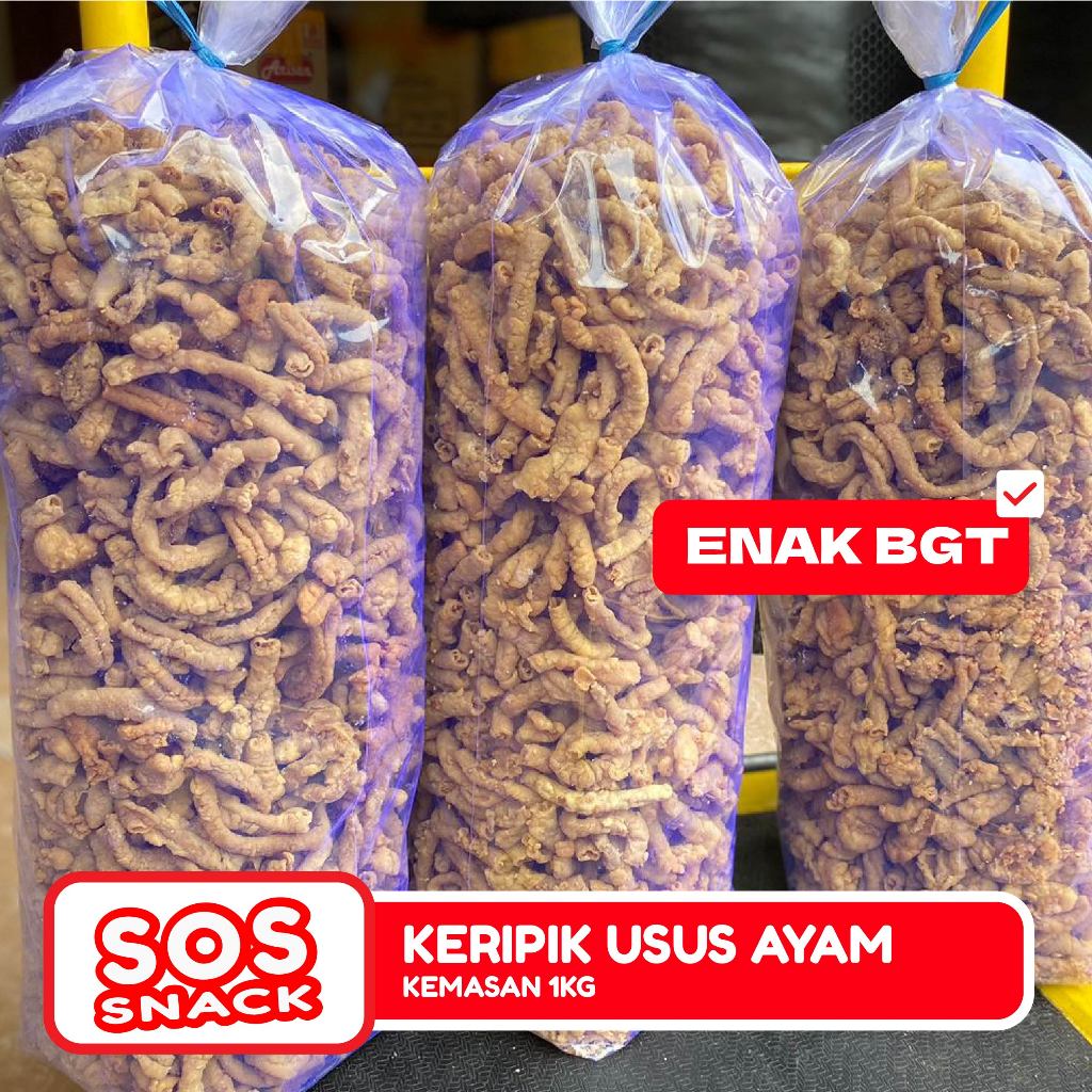 

Keripik Usus Kemasan 1Kg Terenak Termurah Terviral