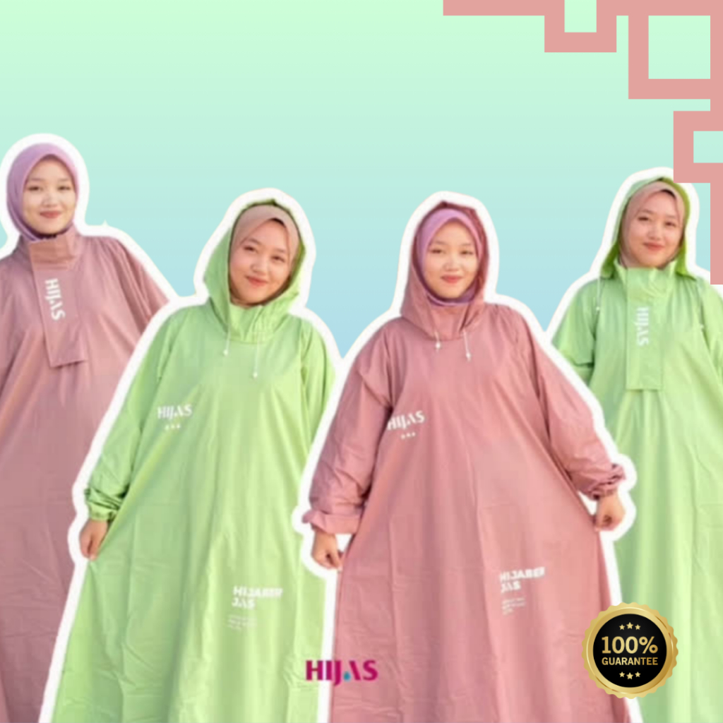 jas hujan gamis jumbo/jas hujan muslimah/jas hujan syari wanita/jas hujan wanita jumbo/jas hujan sya