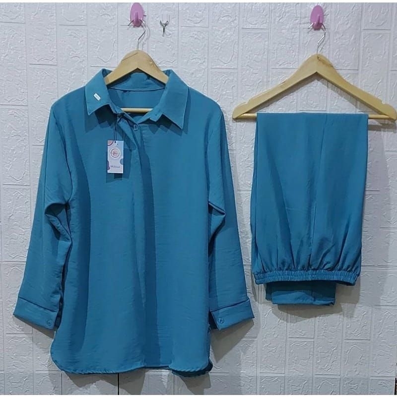 Setelan Crinkle Jumbo