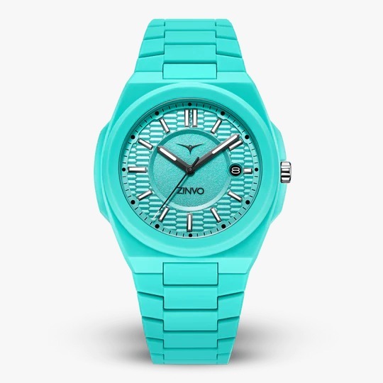 Jam Tangan Wanita Quartz Analog Zinvo Aero Rival Bluemarine Polycarbonate