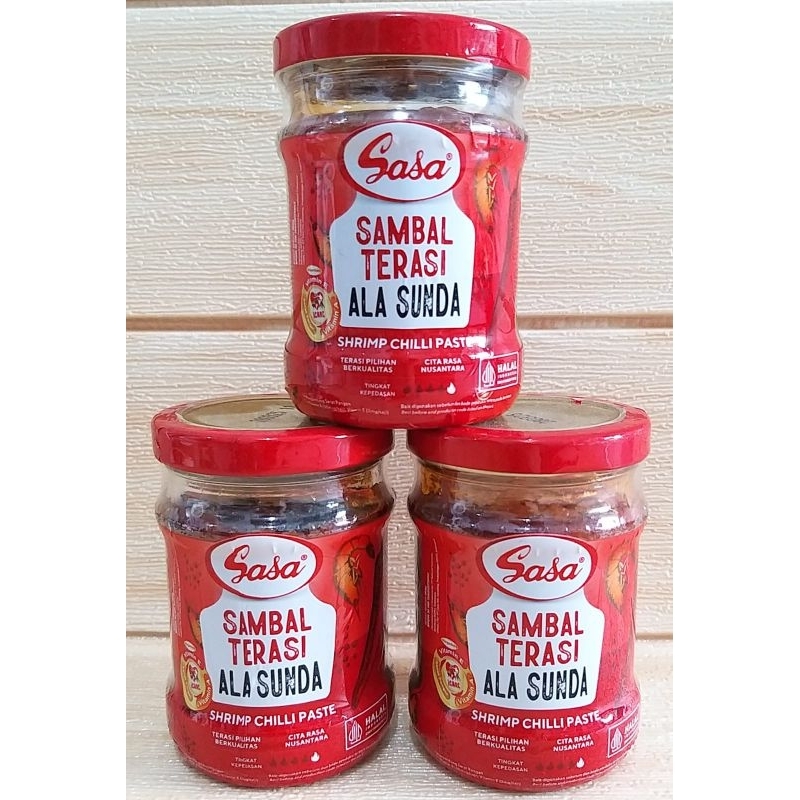 

Sasa Sambal Terasi Ala Sunda 180gr / Sambal Trasi / Sambal Botol