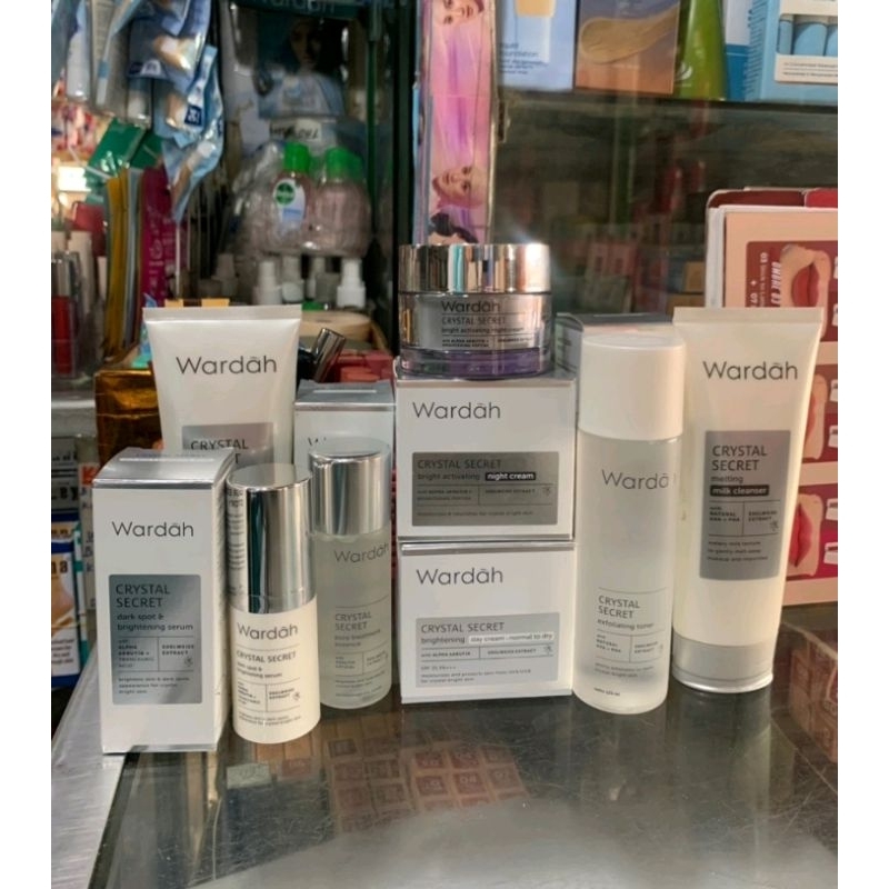 Wardah Crystal Secret Series Lengkap/ menghilangkan flek hitam
