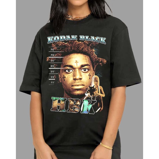 Kaos Bootleg Vintage Style Kodak Black