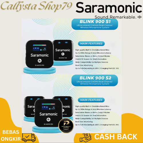 MIC SARAMONIC BLINK 900 S1 & MIC SARAMONIC BLINK 900 S2