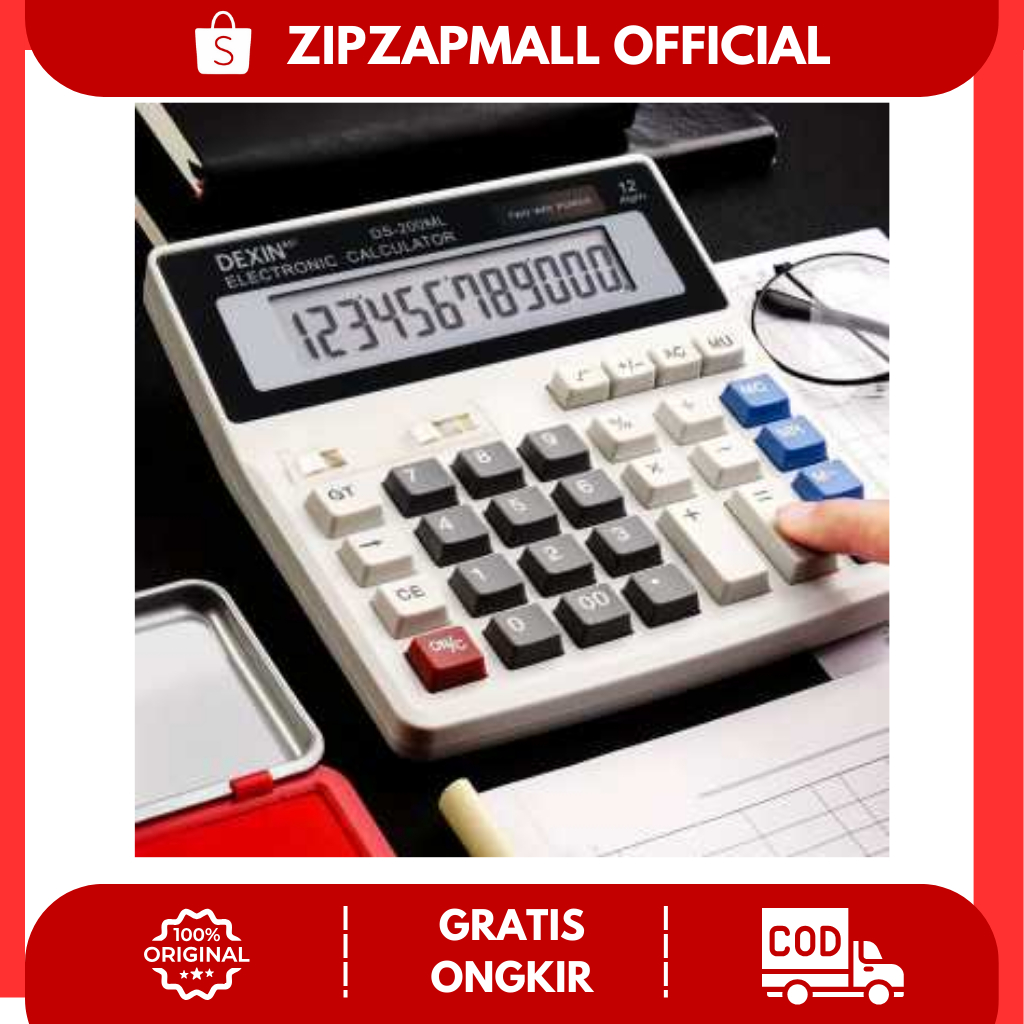 

Kalkulator 12 Digit Large LCD Display Two Way Power Solar / Kalkulator Dengan Layar Lebar Melihat Hasil Perhitungan Jelas Tombol Besar Nyaman Saat Ditekan / Kalkulator Menangani Perhitungan Kompleks Akurat Presisi Layar Lcd Besar
