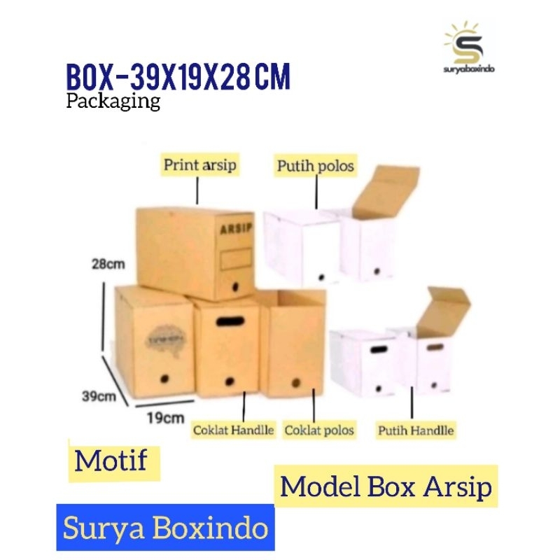 

Box Arsip 39x19x28 cm/Kardus arsip/Box File/Document