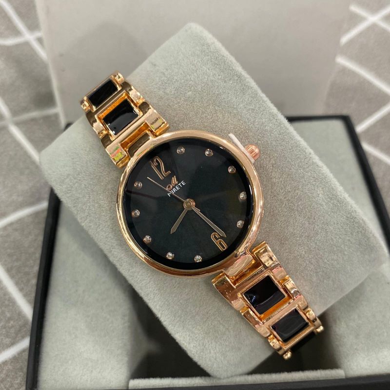 new jam tangan wanita mirete fashion stainless steel