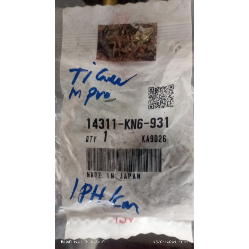 ori Japan gigi sentric 17t Honda Tiger lama revo gl pro neotech new 2000 old Megapro primus lawas me