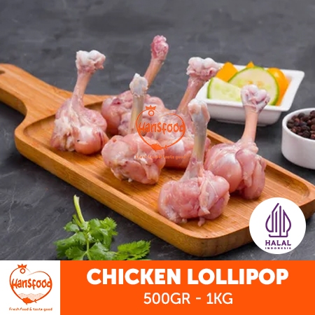 

Ayam Lollipop/Wings Chicken Drumstick Fresh/Frozen 500gr-1kg