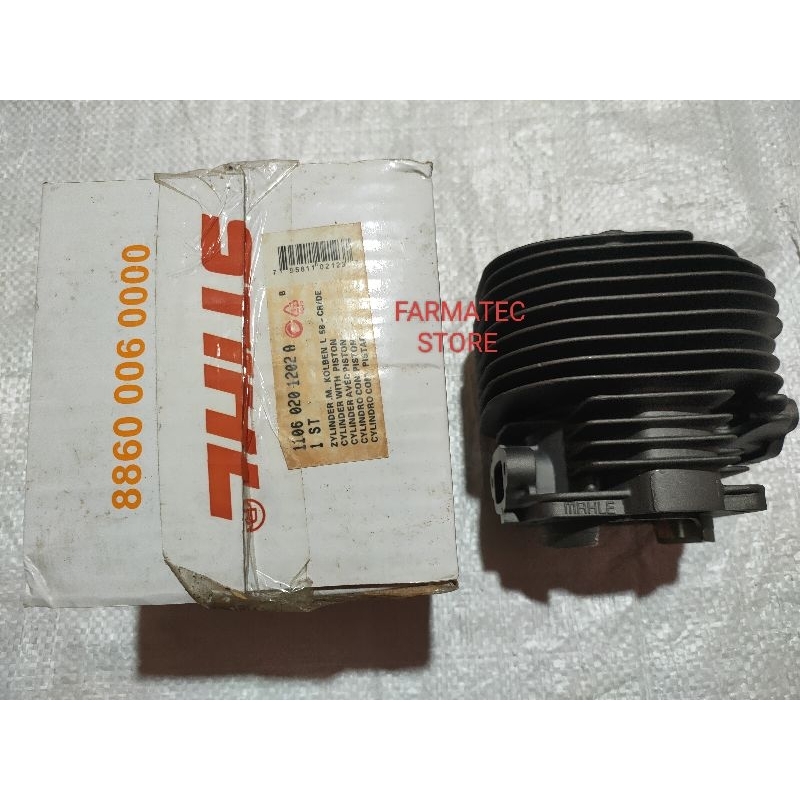 Cylinder Blok STIHL MAHLE Mesin Chainsaw MS-070 Original