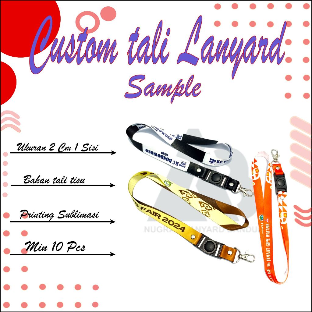 

SAMPLE LANYARD PRINTING