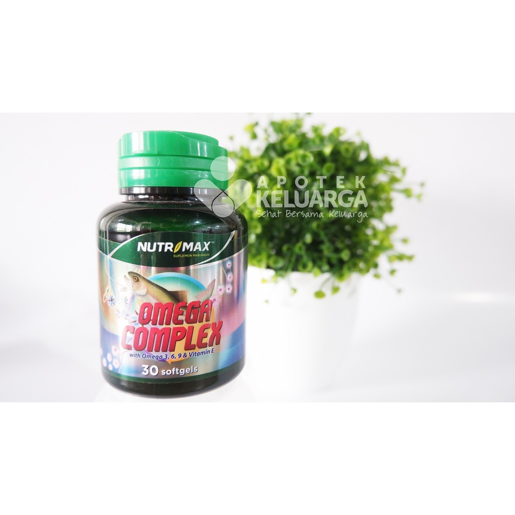 NUTRIMAX OMEGA COMPLEX (WITH OMEGA 3-6-9 & VItamin E) isi 30 tab