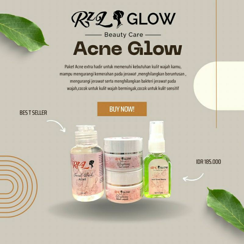 SKINCARE RZL GLOW PAKET ACNE