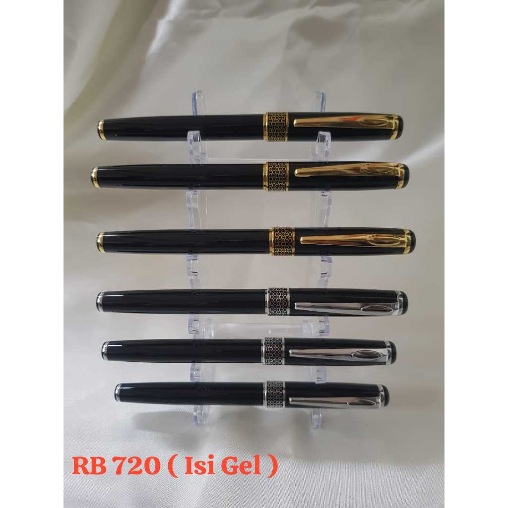 

RB 720 I Pulpen isi Gel I Bollpoint Metal I Pen Stainless I Pen Besi I Pen Souvenir Bisa Custom Nama dan Logo Perusahaan