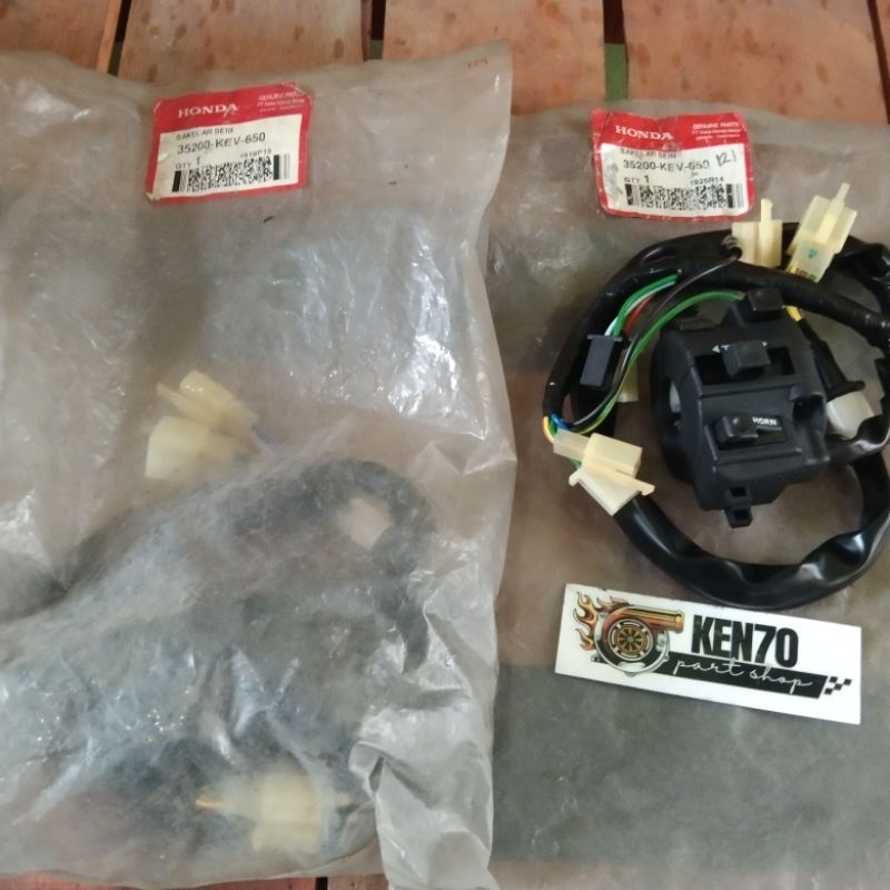 saklar kiri holder Supra x 100 lama original ahm 35200-kev-650