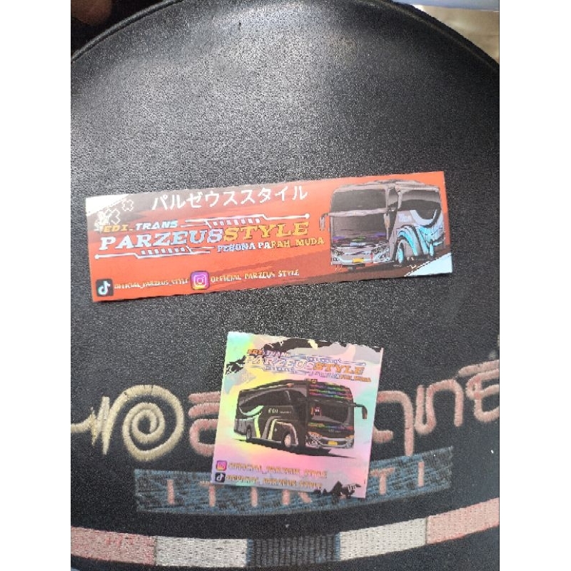 

stiker hologram parzeus