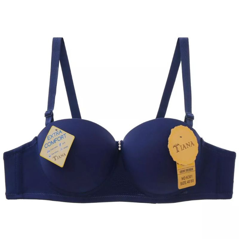 K301 Bra Kawat Tiana Cup B /Cup Besar Kancing 3 Cup Setengah Ukuran 38.40.42