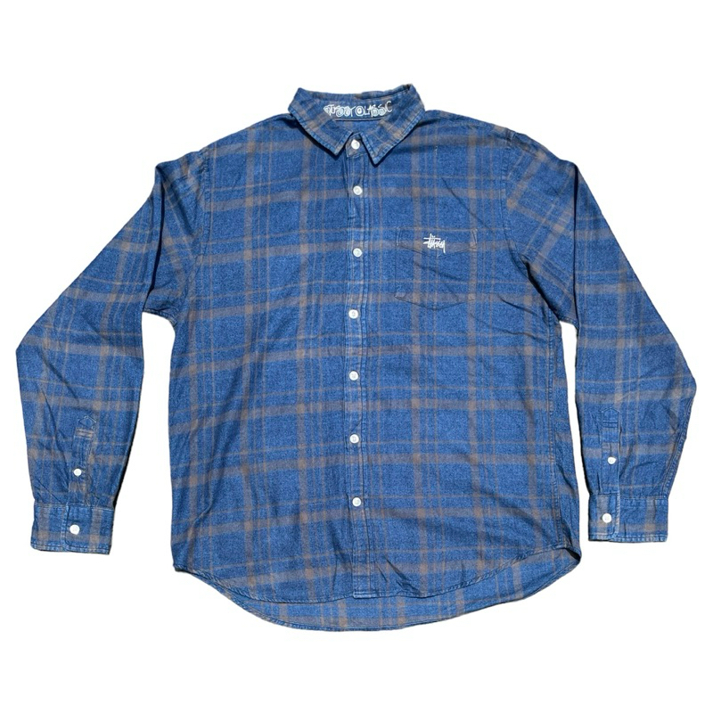 Kemeja Flannel Stussy