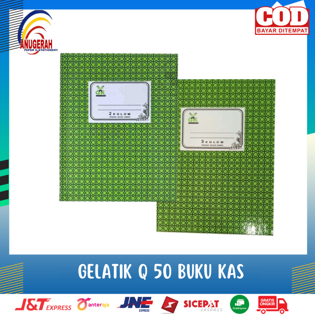 

GELATIK Q 50 3KLM BUKU KAS (PCS)