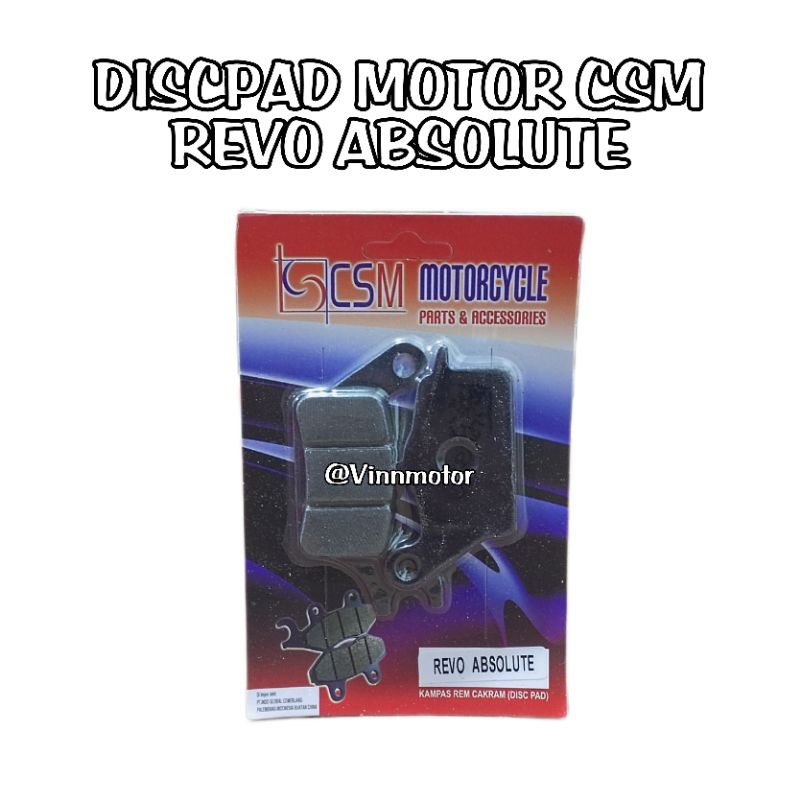 KAMPAS REM CAKRAM (DISCPAD) CSM MOTOR REVO ABSOLUTE