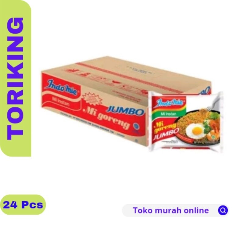 

INDOMIE GORENG JUMBO ( 1 Dus isi 24pcs @129gr )
