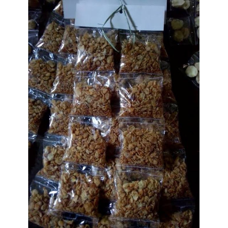 

Bawang gorenng rencengan PREMIUM untuk di jual lagi no brand
