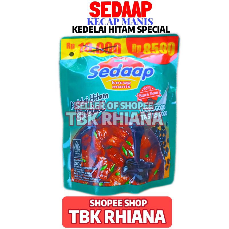 

Kecap Manis Sedaap Kedelai Hitam Spesial 280gr